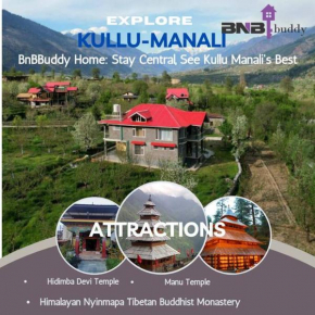 BnBBuddy Himalayan 3BR Farmstay wid Lawn Near Manali